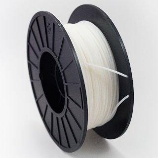 Fluorinar-C PVDF 3D printer filament spool for high-temperature chemical resistant printing