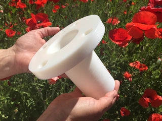 3D printing filament for professional bioprocessing and laboratory applications made with Kynar PVDF