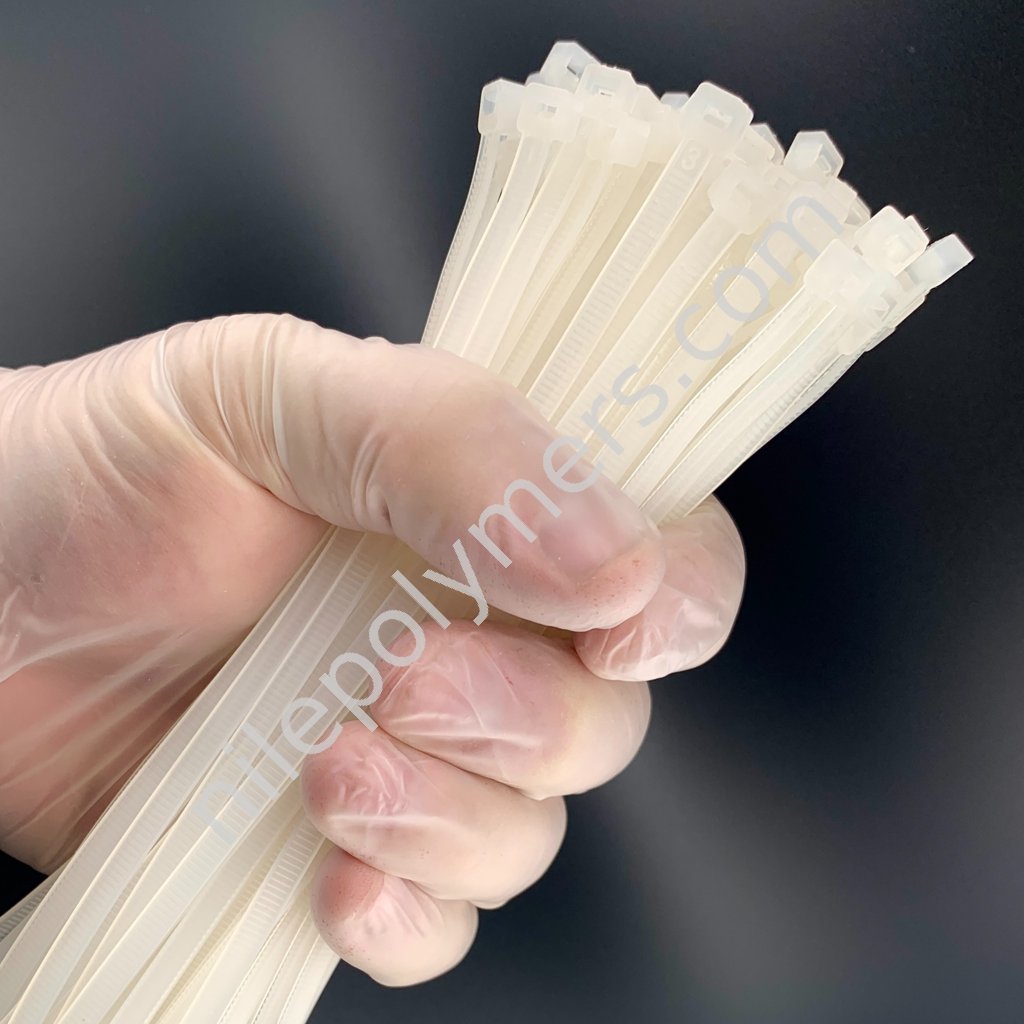 Our PVDF cable ties are made with Kynar